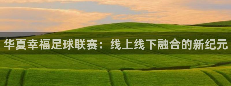 华夏幸福足球联赛：线上线下融合的新纪