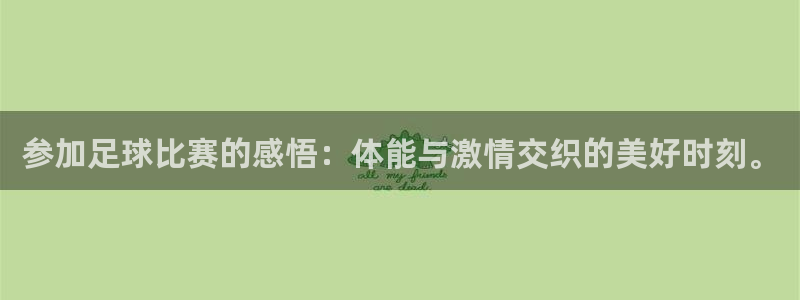  参加足球比赛的感悟：体能与激情交织的美好时刻。