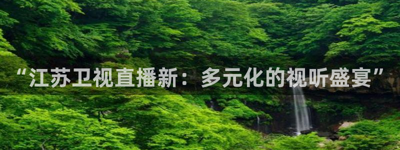 免费足球直播 so米：“江苏卫视直播新：多元化的视听盛宴”